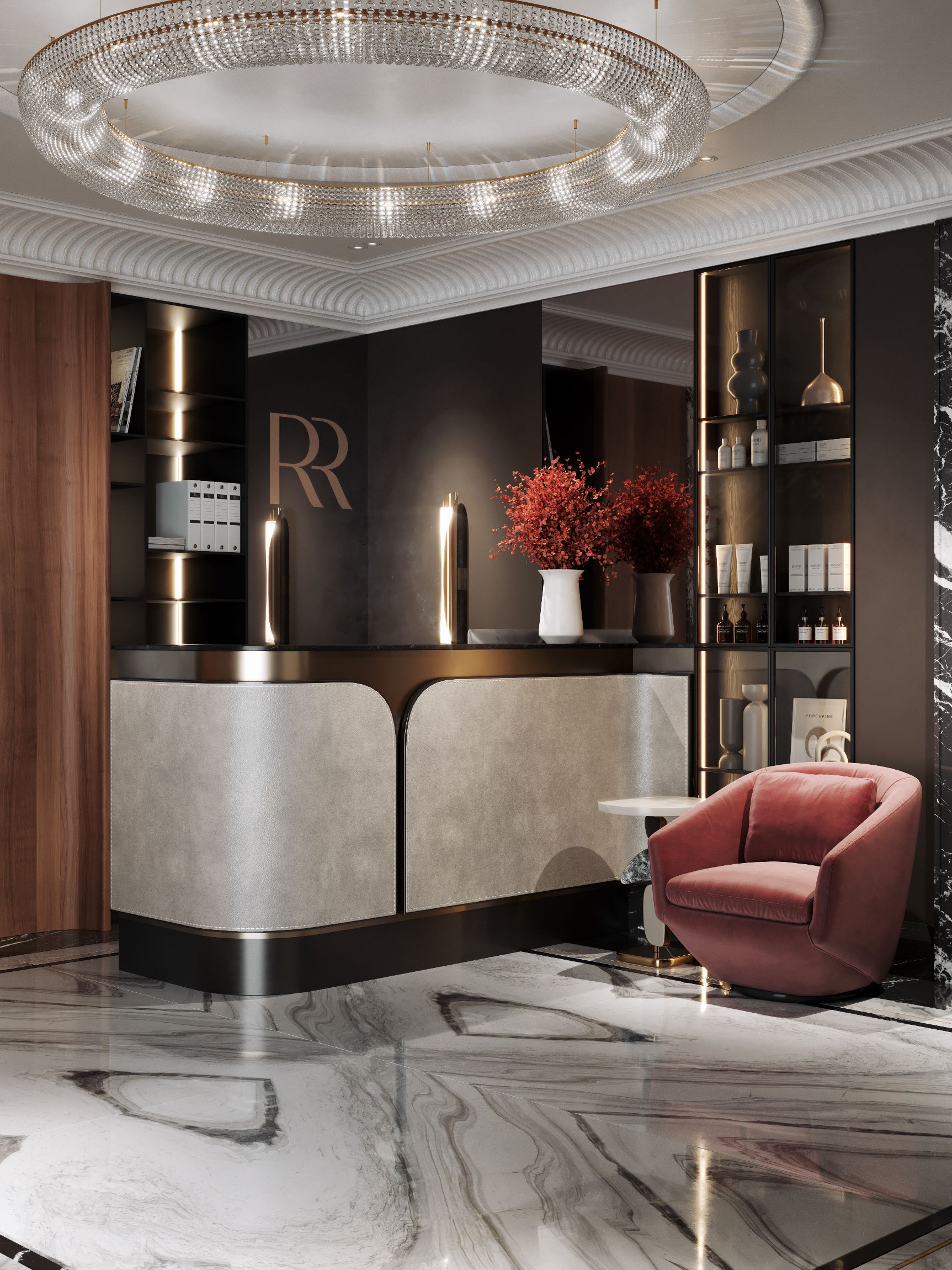 BOUTIQUE HOTEL LOBBY, DUBAI, UAE, 2023